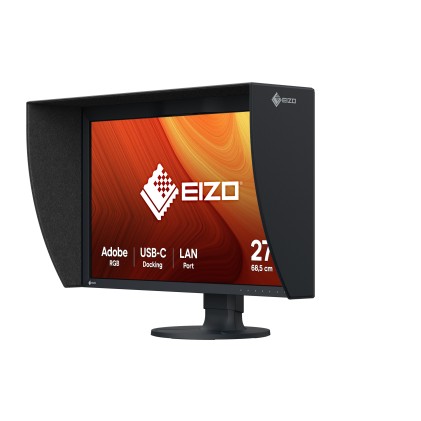 Eizo Monitor 27 Led Ips 16:9 2560X1440 400 Cdm, 99 Adobe Rgb, Sw Calib Incluso, Pivot, Dp/Hdmi,Color