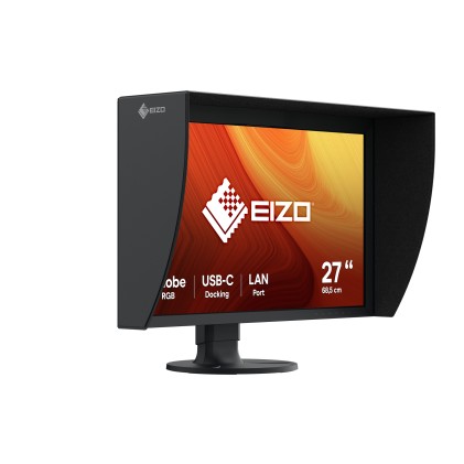 Eizo Monitor 27 Led Ips 16:9 2560X1440 400 Cdm, 99 Adobe Rgb, Sw Calib Incluso, Pivot, Dp/Hdmi,Color