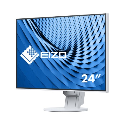 Eizo Monitor 23,8 Led Ips Fhd 16:9 5Ms 250 Cd/M, Dvi/Dp/Hdmi, Pivot, Usb-C, Flex Ev2451 Bianco