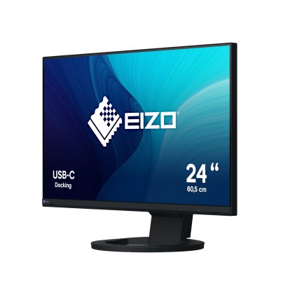 Eizo Monitor 23,8 Led Ips 16:9 Fhd 5Ms 250 Cdm, Dp/Hdmi, Usb-C, Pivot, Flexscan Ev2480