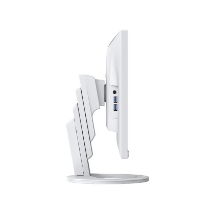 Eizo Monitor 23,8 Led Ips 16:9 Fhd 5Ms 250 Cdm, Dp/Hdmi, Usb-C, Pivot, Flexscan Ev2480-Wt, Bianco