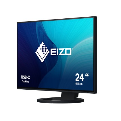 Eizo Monitor 24,1 Led Ips 16:9 Wuxga 5Ms 350 Cdm, Dp/Hdmi, Usb-C, Pivot, Multimediale, Flexscan Ev2485