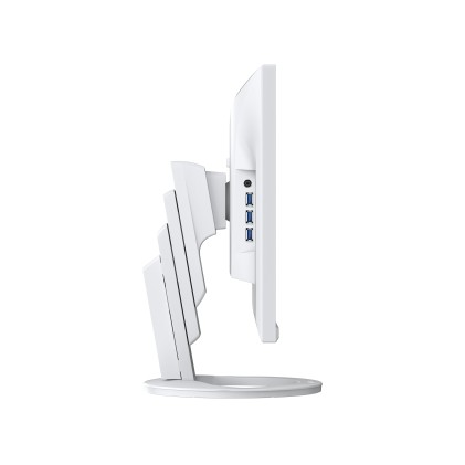 Eizo Monitor 24,1 Led Ips 16:9 Fhd 5Ms 250 Cdm, Dp/Hdmi, Pivot, Hub Usb-C, Flexscan Ev2490-Wt, Bianc