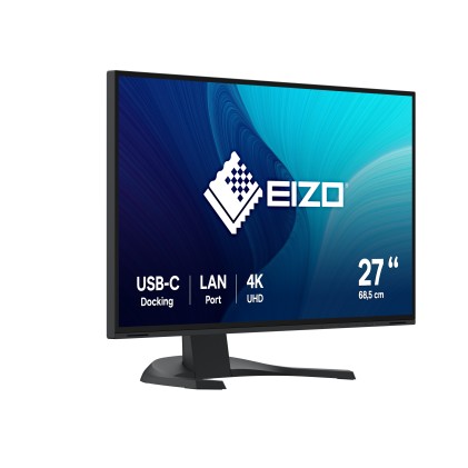 Eizo Monitor 27 Led Ips 16:9 4K Uhd, 5Ms 350 Cdm, Pivot, Usb-C, Dp/Hdmi, Multimediale, Flexscan Ev2740X-Bk