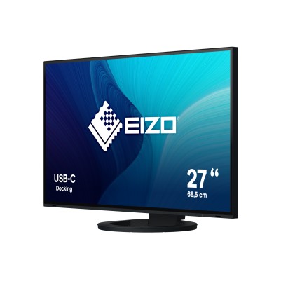 Eizo Monitor 27 Led Ips 16:9 2560X1440 350 Cdm, Usb-C, Vga/Dp/Hdmi, Flexscan Ev2781-Bk
