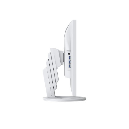 Eizo Monitor 27 Led Ips 2560X1440 16:9 5Ms 350 Cdm, Dp/Hdmi, Pivot, Usb-C Lan, Multimediale, Flexscan Bianco