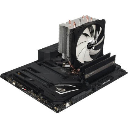 Alpenföhn Ben Nevis Advanced Processore Refrigeratore 13 cm Nero, Argento