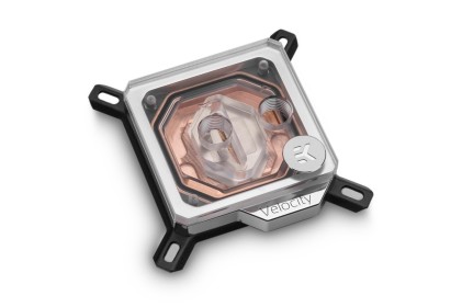 CPU Cooler Water Blocks EK-Velocity Intel - Kupfer   Plexi