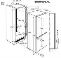 Frigorifero da incasso Electrolux COMBI INC ENN2841AOW