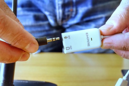 Microfono Empire Da Tavolo 3,5Mm + Sched Audio Usb Audio/Mic Integrata