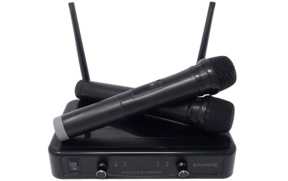 Microfono Empire Wireless Range 30M T Uhf Band Gelato Piu Lavalier