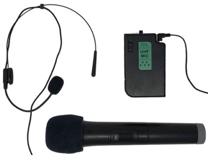 Microfono Empire Wireless Range 30M T Uhf Band Gelato Piu Gelato