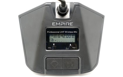 Microfono Empire Da Tavolo Uhf 