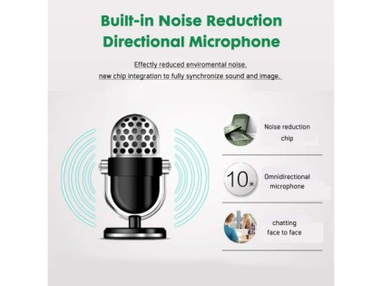 Encore Webcam Hd Con Microfono 640X480, 30Fps, Angolo Visuale 60 Gradi, Sensore Cmos, Cavo Usb 1.8M