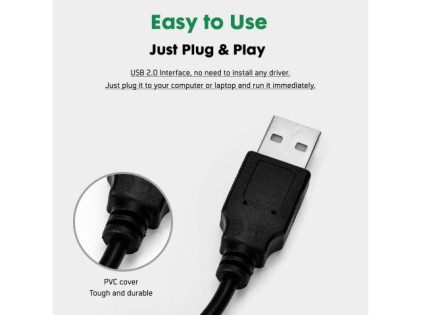 Encore Webcam Hd Con Microfono 640X480, 30Fps, Angolo Visuale 60 Gradi, Sensore Cmos, Cavo Usb 1.8M