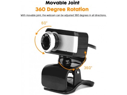 Encore Webcam Hd Con Microfono 640X480, 30Fps, Angolo Visuale 60 Gradi, Sensore Cmos, Cavo Usb 1.8M