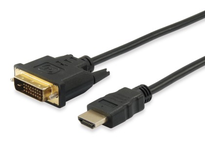 Equip 119323 cavo e adattatore video 3 m HDMI DVI-D Nero