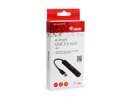 Hub Usb 3.2 4 Porte Bk 4*Usb A