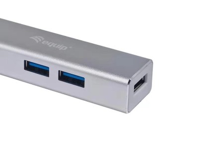 Equip 128958 hub di interfaccia USB 3.2 Gen 1 (3.1 Gen 1) Type-C 5000 Mbit/s Argento