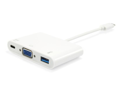 Equip 133462 hub di interfaccia USB 3.2 Gen 1 (3.1 Gen 1) Type-C Bianco