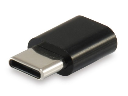 Equip 133472 adattatore per inversione del genere dei cavi USB C Micro USB B Nero