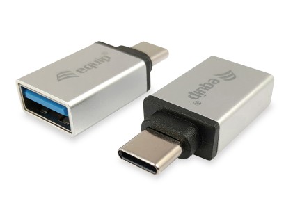 Equip 133473 adattatore per inversione del genere dei cavi USB Type C USB Type A Argento