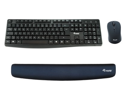 Equip Keyboard Wrist Rest poggiapolso Memory foam Nero