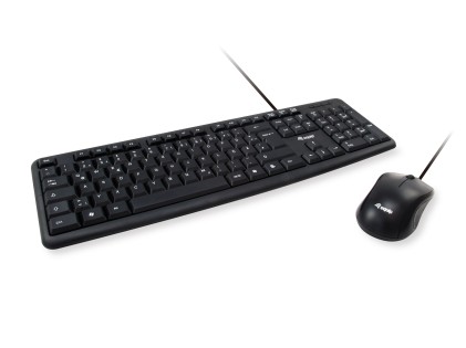 Tastiera+Mouse Usb Bk 1000 Dpi 105 Tasti
