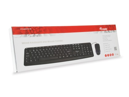 Tastiera+Mouse Usb Bk 1000 Dpi 105 Tasti
