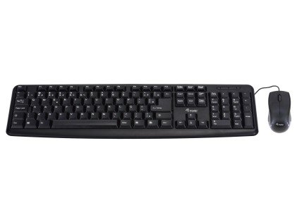 Tastiera+Mouse Usb Bk 1000 Dpi 105 Tasti
