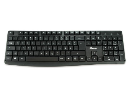 Equip 245211 tastiera USB QWERTY Spagnolo Nero