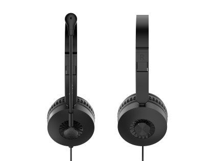Cuffia C/Microfono Usb Bk Contr.Remoto Cavo 2Mt