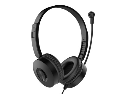 Cuffia C/Microfono Usb Bk Contr.Remoto Cavo 2Mt