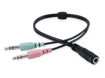 Equip Chat Headset Auricolare Cablato A Padiglione Musica e Chiamate Nero