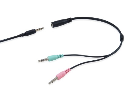 Equip Chat Headset Auricolare Cablato A Padiglione Musica e Chiamate Nero