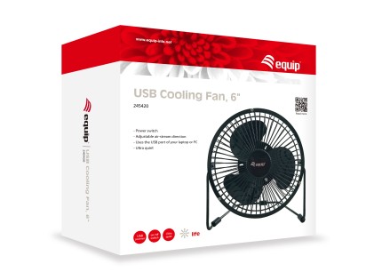 Equip 245420 ventilatore Nero