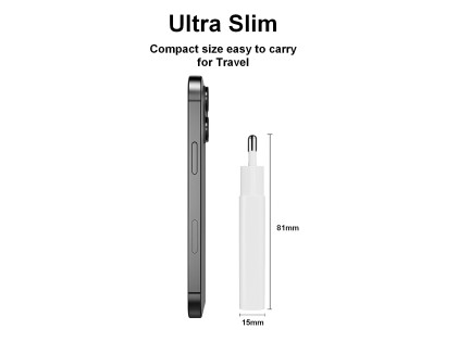 Alimentatore 20W Gan 1 Porta Slim W 1*Usb C Qc+Pd3.0