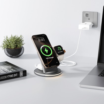 Alimentatore 20W Gan 1 Porta Slim W 1*Usb C Qc+Pd3.0