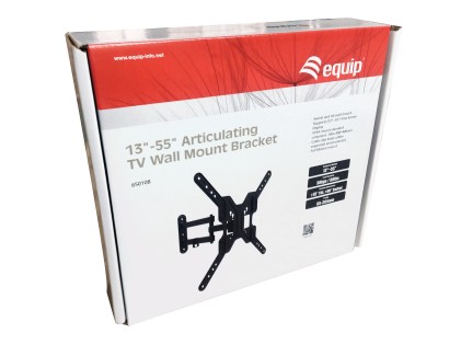 Equip 650108 Supporto TV a parete 139,7 cm (55") Nero