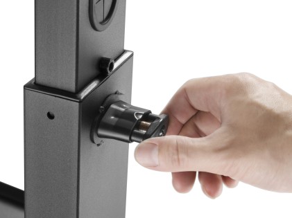 Equip 650607 carrello e supporto multimediale Nero Pannello piatto Carrello multimediale