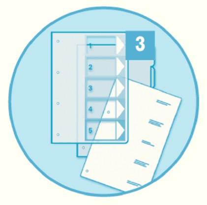 Esselte 2703 etichetta media per archiviazione