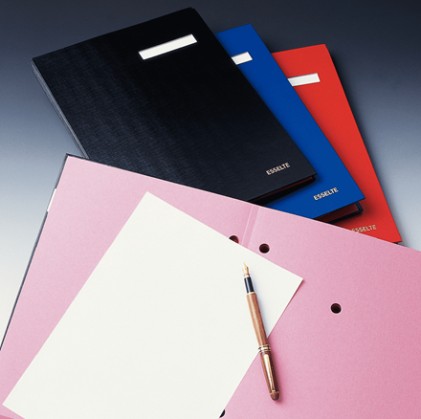 Esselte 621061 cartella Cartoncino, Polipropilene (PP) Nero