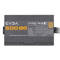 EVGA 500 BQ alimentatore per computer 500 W 24-pin ATX ATX Nero