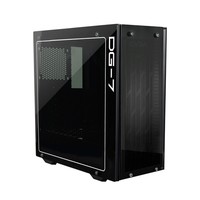 Case Midi EVGA DG-75, Tempered Glass - mattBlack