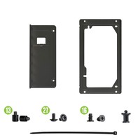 Case Midi EVGA DG-75, Tempered Glass - mattBlack