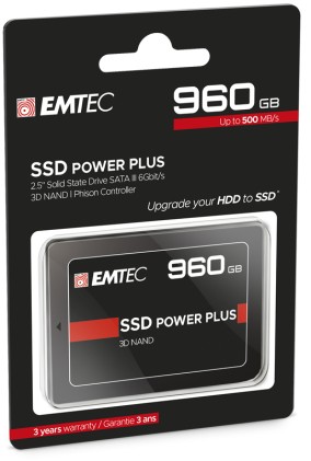 Ssd 2,5 960Gb Sata Iii X150 Emtec 