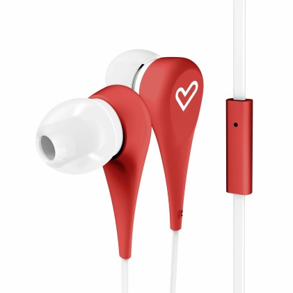 Energy Sistem Style 1+ Auricolare Cablato In-ear Musica e Chiamate Rosso