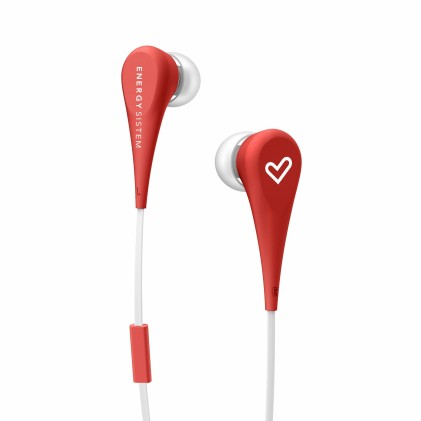 Energy Sistem Style 1+ Auricolare Cablato In-ear Musica e Chiamate Rosso