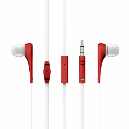 Energy Sistem Style 1+ Auricolare Cablato In-ear Musica e Chiamate Rosso
