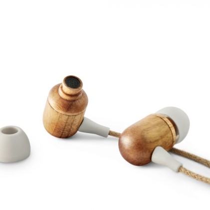 Energy Sistem Eco Cherry Wood Cuffie Cablato In-ear MUSICA Legno